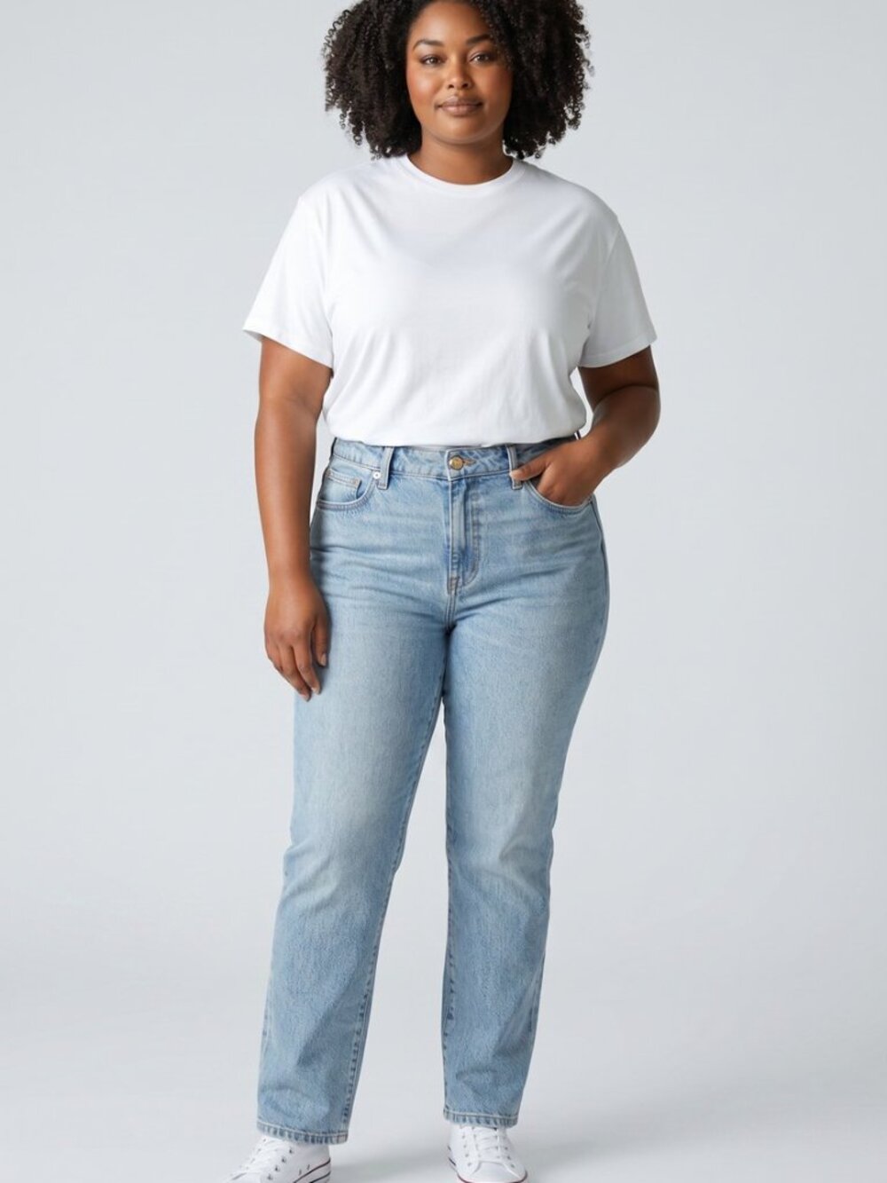 GARAGE Vintage Straight Leg Jeans Light Wash Denim Size 9